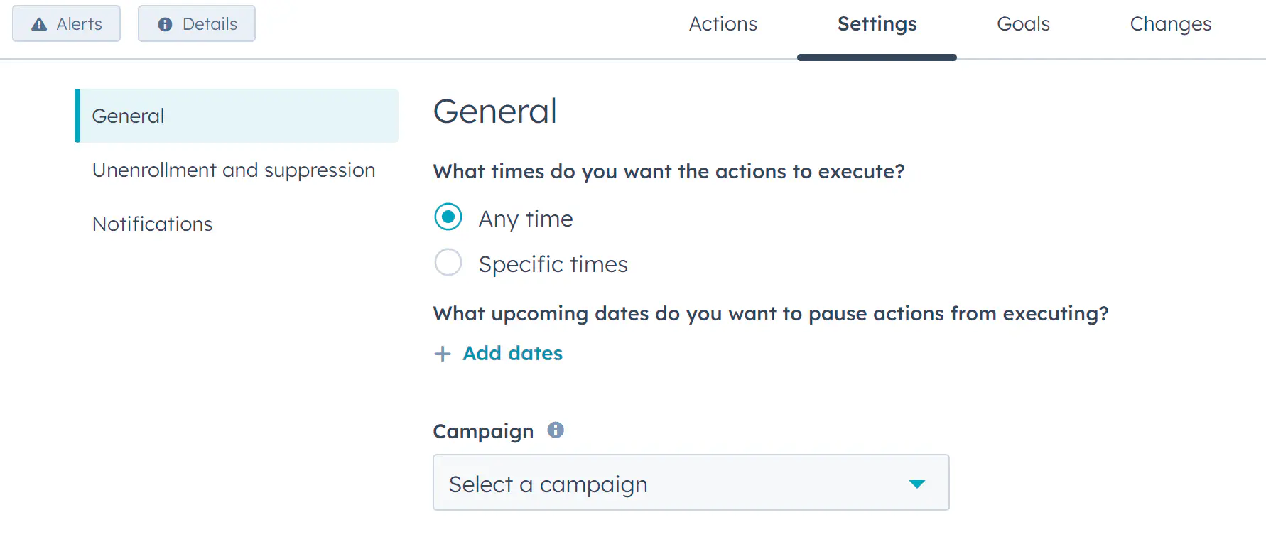 Determining a speficif time for a HubSpot workflow to trigger.