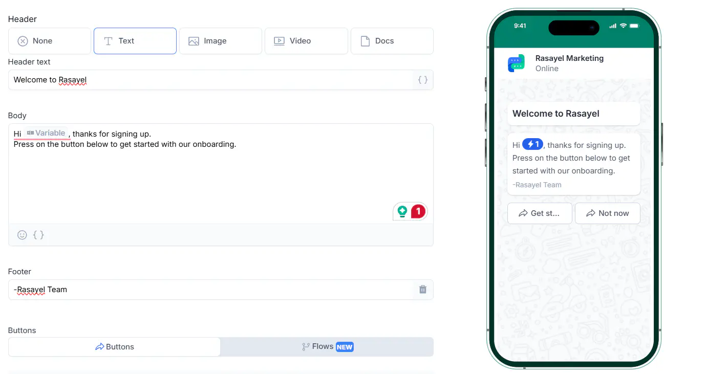 How to Create WhatsApp Message Templates: A Complete Guide - Rasayel Blog