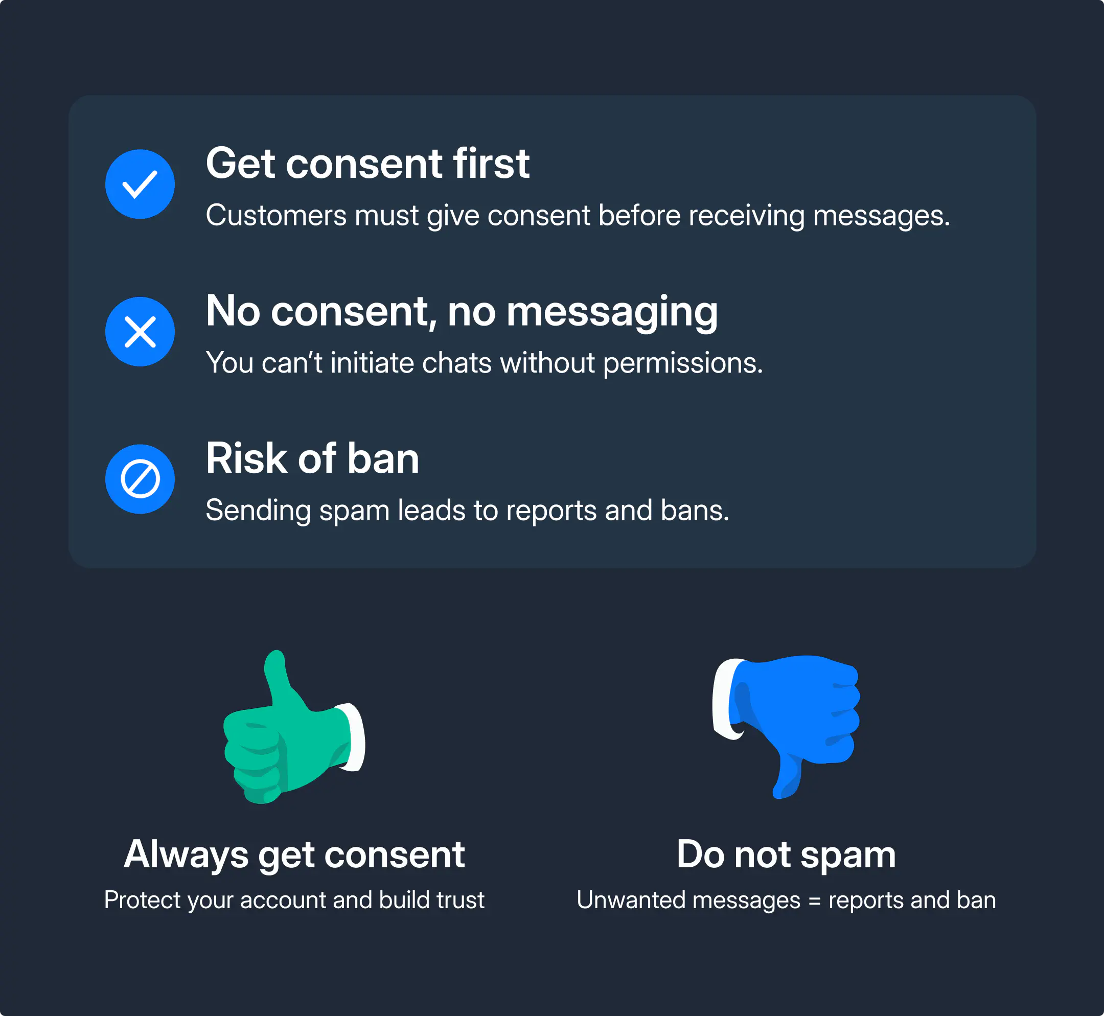 Benefits of getting an opt-in.