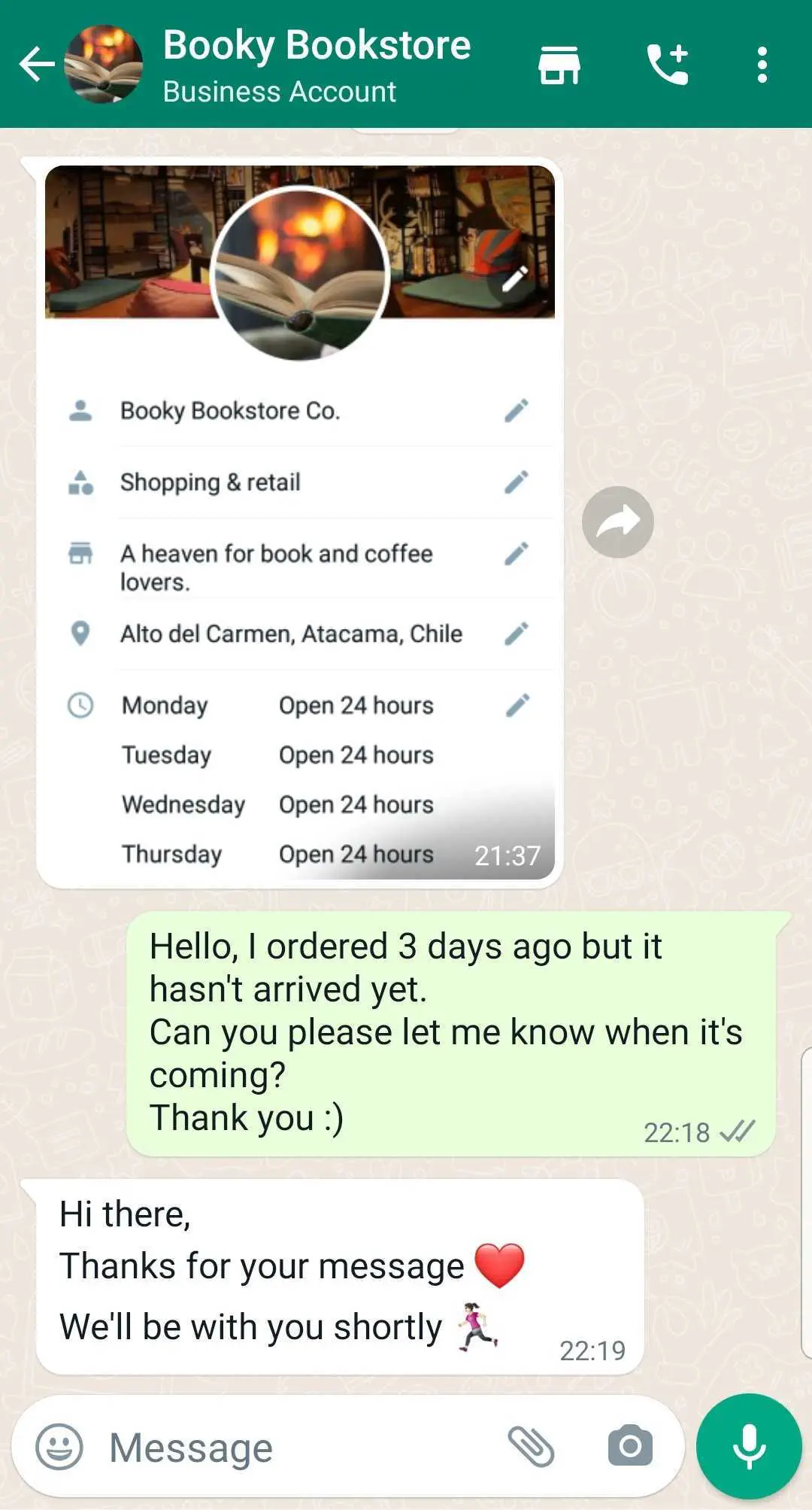 Automatic Greeting and Away Messages on WhatsApp.
