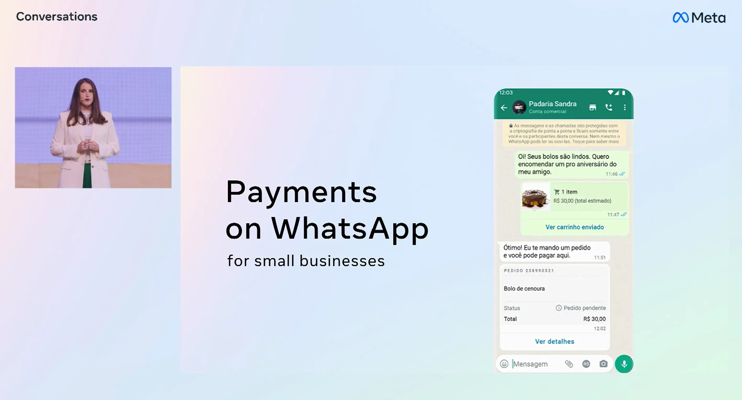 Pagamentos para pequenas empresas no WhatsApp