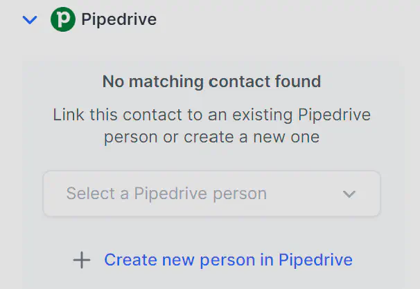 Usando o Rasayel para criação de contatos no Pipedrive.