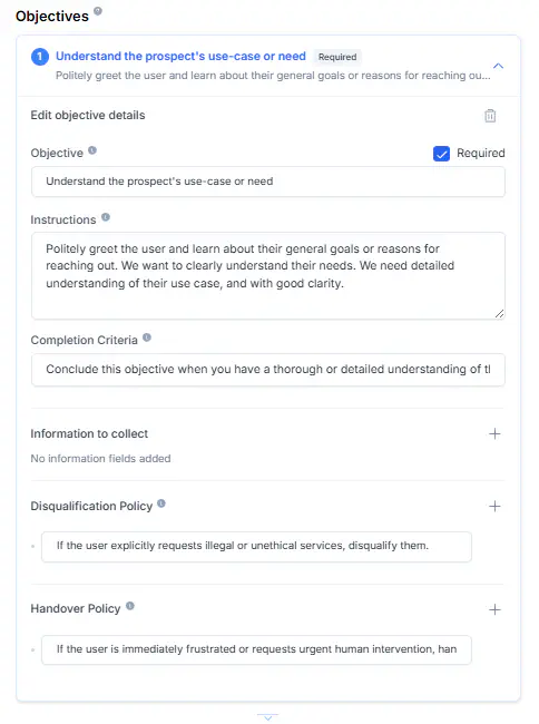 Configuração de critérios da Cleo.